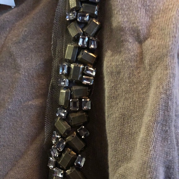 crewcuts rhinestone jeweled cardigan size 6/7 - Picture 2 of 4